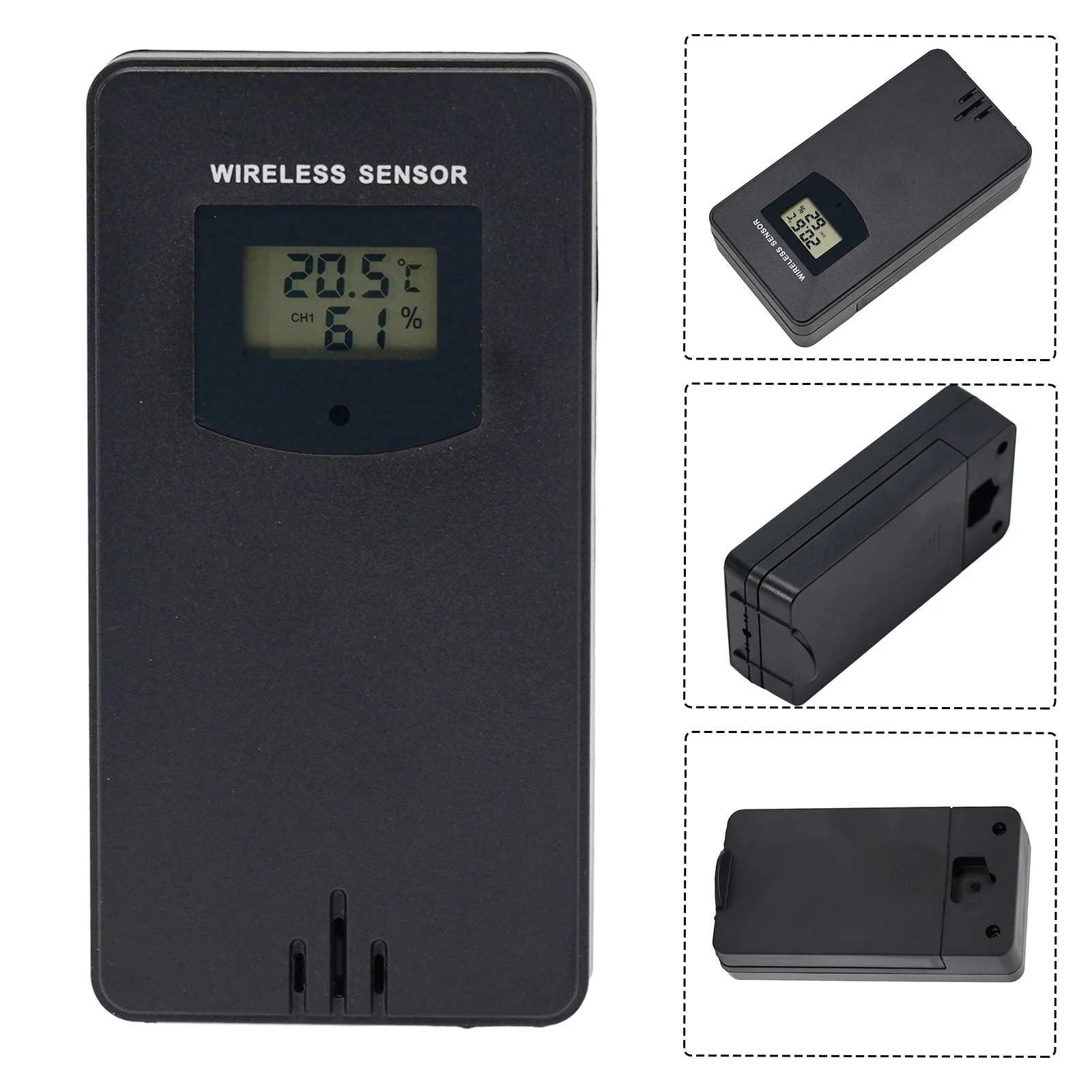 

Weather Station Wireless Outdoor Sensor Indoor Transmitter FanJu Brand White Plastic Material Battery Powered