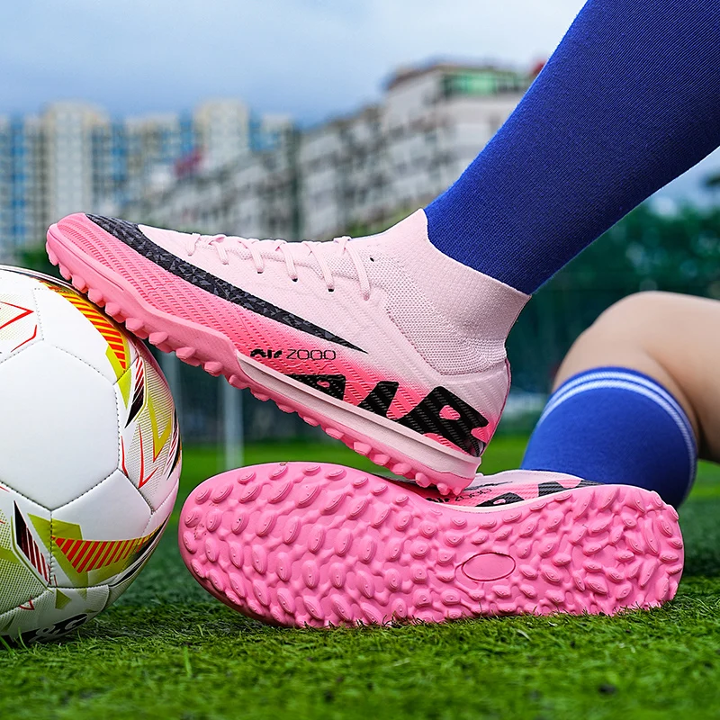 Men Soccer Shoes Long Spikes Outdoor Football Boots Training Adult Kids Sport Footwear Sneakers Non Slip Training Unisex football shoes