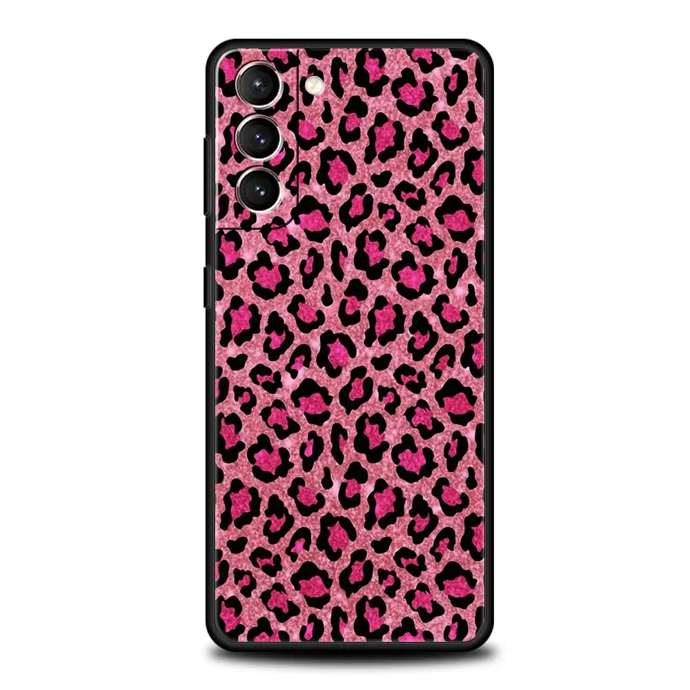 Leopard Cheetah Print Soft Silicone Phone Case Cover
