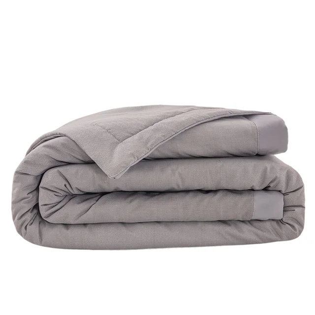Couette légère en duvet de coton, plumes rafraîchissantes, pour temps chaud, couette fine d'été en coton biologique 2
