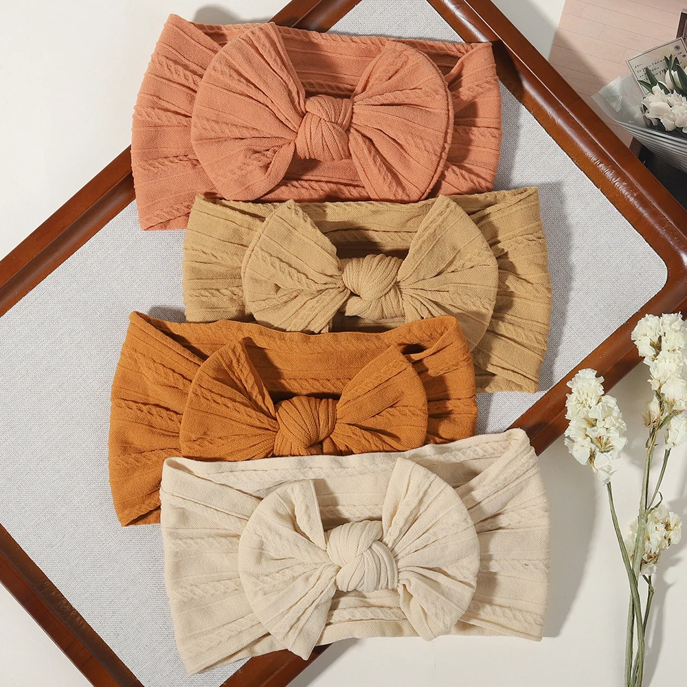 1개입  머리띠 어린이용 단색  헤어밴드  케이블 헤어밴드 터번 키즈 헤어웨어  헤어 액세서리