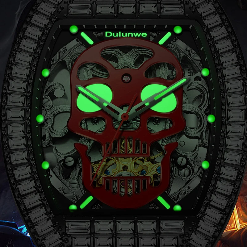 Top Luxury Skeleton Luminous Waterproof Automatic Men's es Tourbillon Mechanical_voghion.com