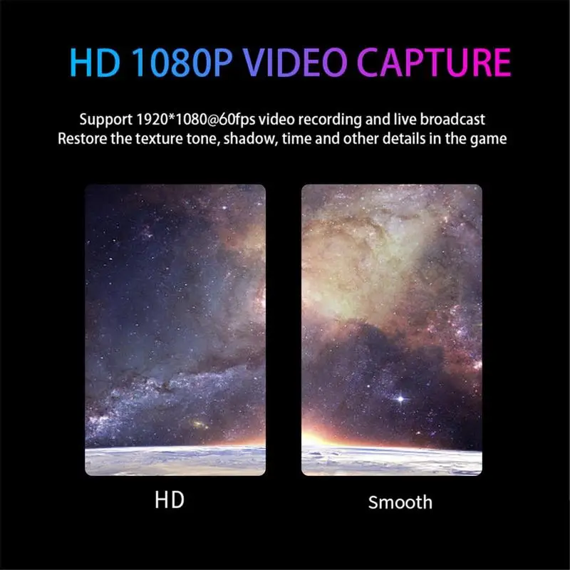 휴대용 비디오 녹음기, 오디오 비디오 녹화 카드, 견고한 범용 USB 3.0 캡처 장치, 안정적인 1080p