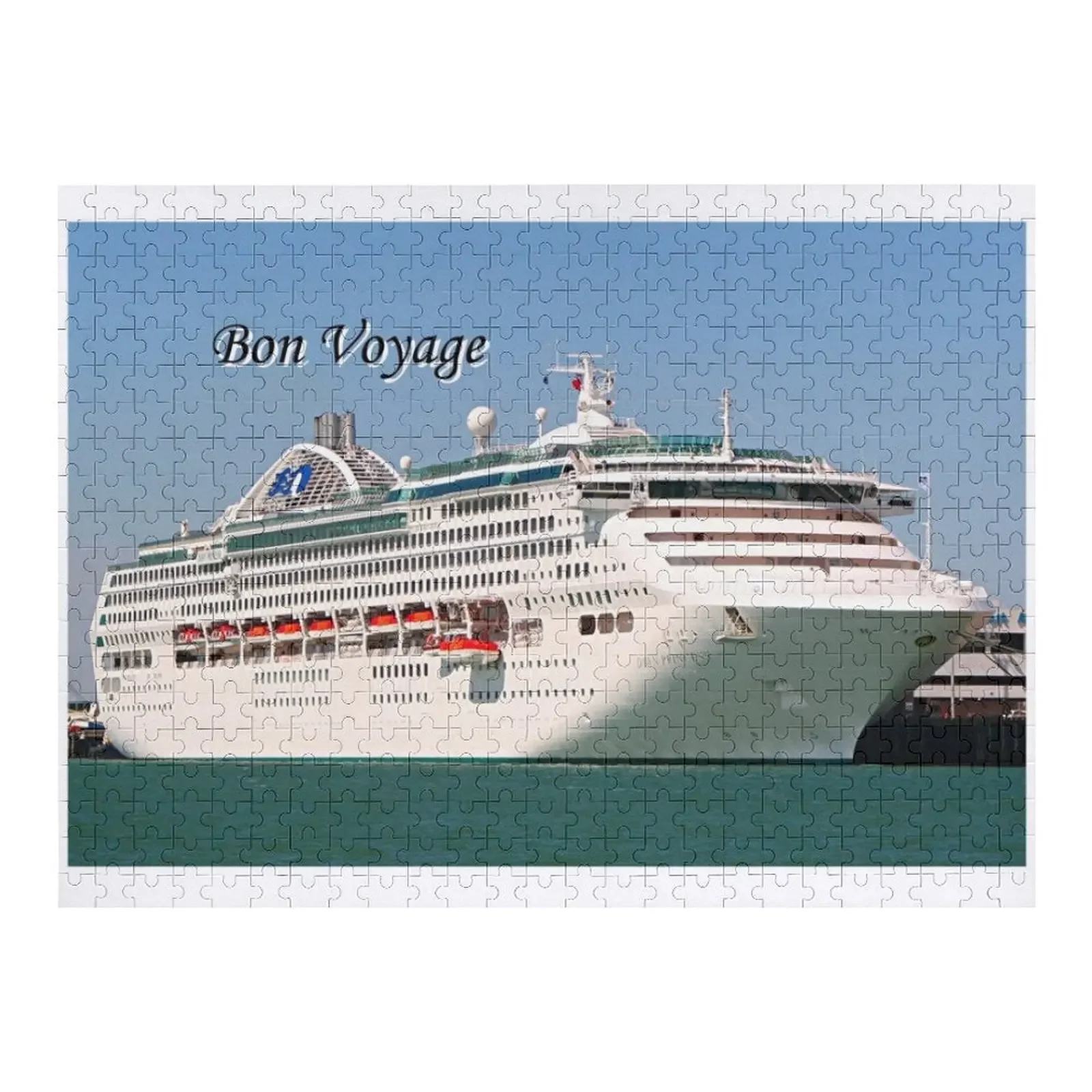 Bon Voyage cruise ship Jigsaw Puzzle Wooden Decor Paintings Photo Personalized Gifts Jigsaw Custom Puzzle