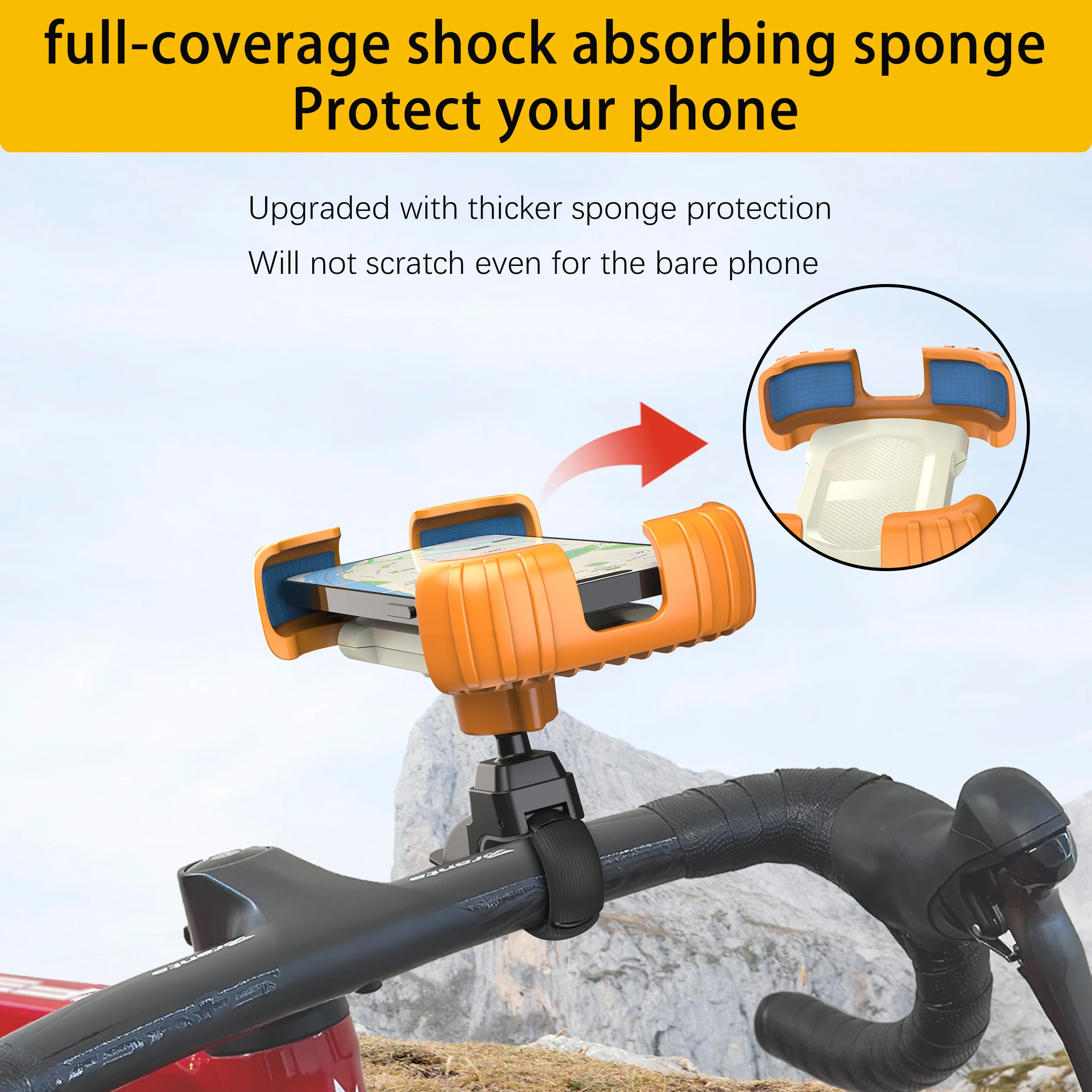 Universal Advanced Bike Phone Mount - 2024 Edition