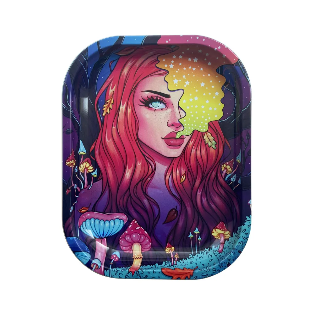 Storage tray tobacco rolling tray Tobacco Metal Trays 180*140mm Rolling Tray Houseware Accessories Sundries Storage Container