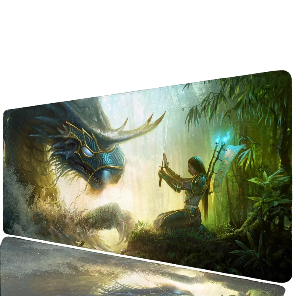 1pc Game Heroes Of Might And Magic Floor Mat Mouse Mat Desk Mat With Pad Gaming Accessories Prime Gaming XXL Keyboard Pad 6