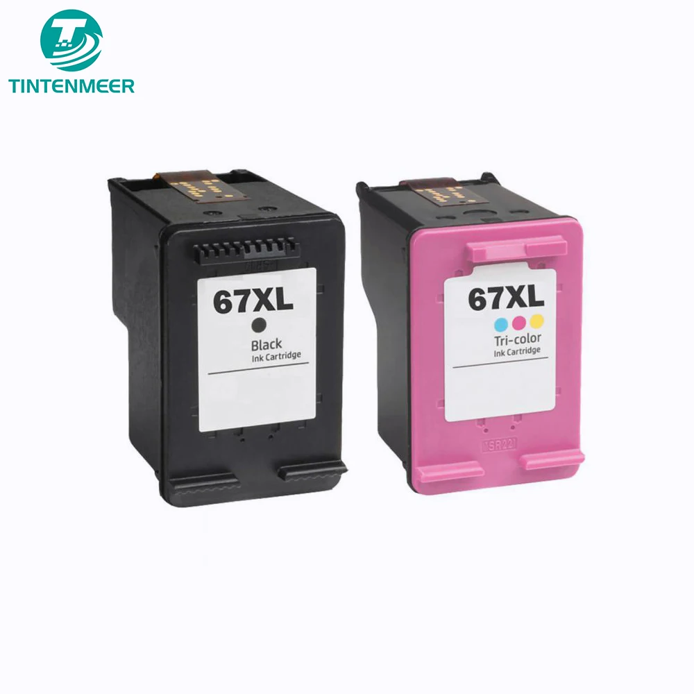 Cartuccia D'Inchiostro Tintenmeer 67 67Xl Compatibile Per Hp Deskjet 1255 2700 2710E 2720E 2721E 2722 2722E 2723E 2724 2725 2732 2734E