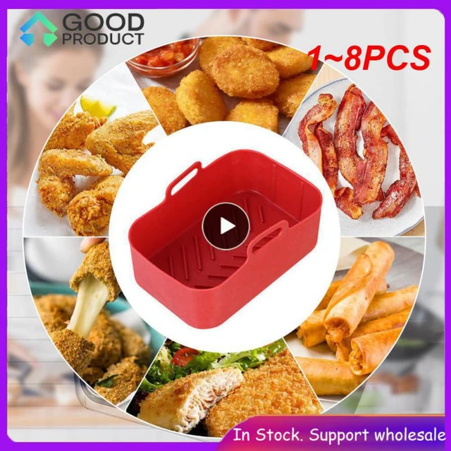 Air Fryer Liners For Ninja Air Fryer Dual, Reusable Air Fryer Silicone Liner  For Ninja Air Fryer Accessories ,Red - AliExpress