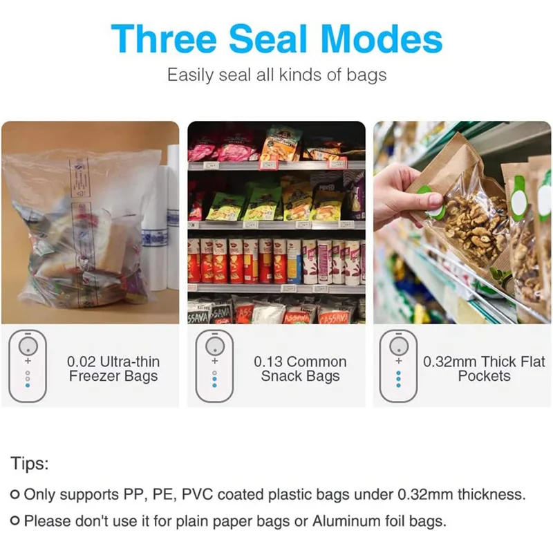 Mini Foil Sealer, USB Rechargeable Mini Foil Sealer, Sealing Machine, Bags Welding Machine, Bag Welder HOT