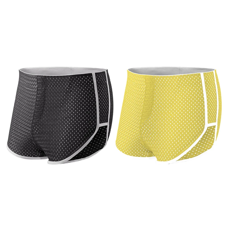 Men's Aloha pants-style ice-silk underwear. For boys in summer, suitable for teenagers. Boxer shorts, loose-fitting, with a uniq - 2