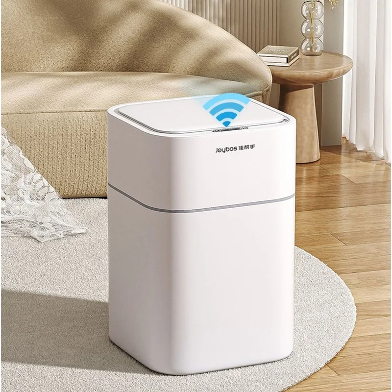 Joybos Smart Sensor Trash Can Living Room Bathroom Use Waterproof and Sterilized Automatic Garbage Can Sensitive Open Low Noise