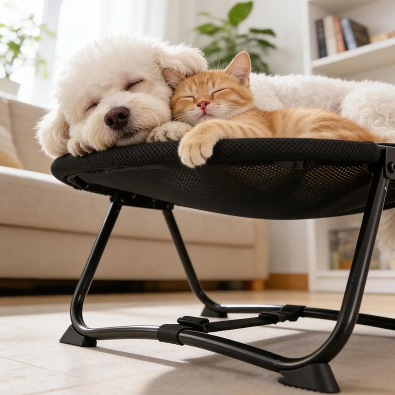 Elevated Pet Bed Foldable Outdoor Gifts Versatile Indoor Iron Frame Comfortable Heavy Duty Accessories Pet Supplies Furniture Elevated Pet Bed Foldable Outdoor Gifts Versatile Indoor Iron Frame Comfortable Heavy Duty Accessories Pet Supplies Furniture
