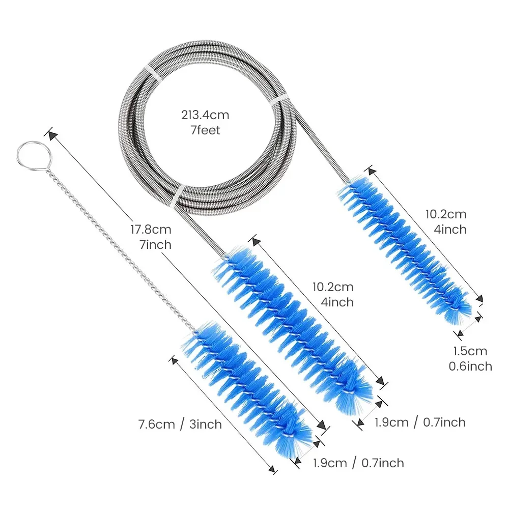Cpap Hose and CPAP Hose Tube Hook & Hose Brush Keep Cpap Supplies Set Clean Tidy - Tube Holder Tube Flexible Cleaner Brush 5