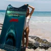 Jaws Movie Shark Towel Microfiber Beach Towel Absorbent Quick dry Soft Yoga Swimming Resort Mountain Climbing Towel 4