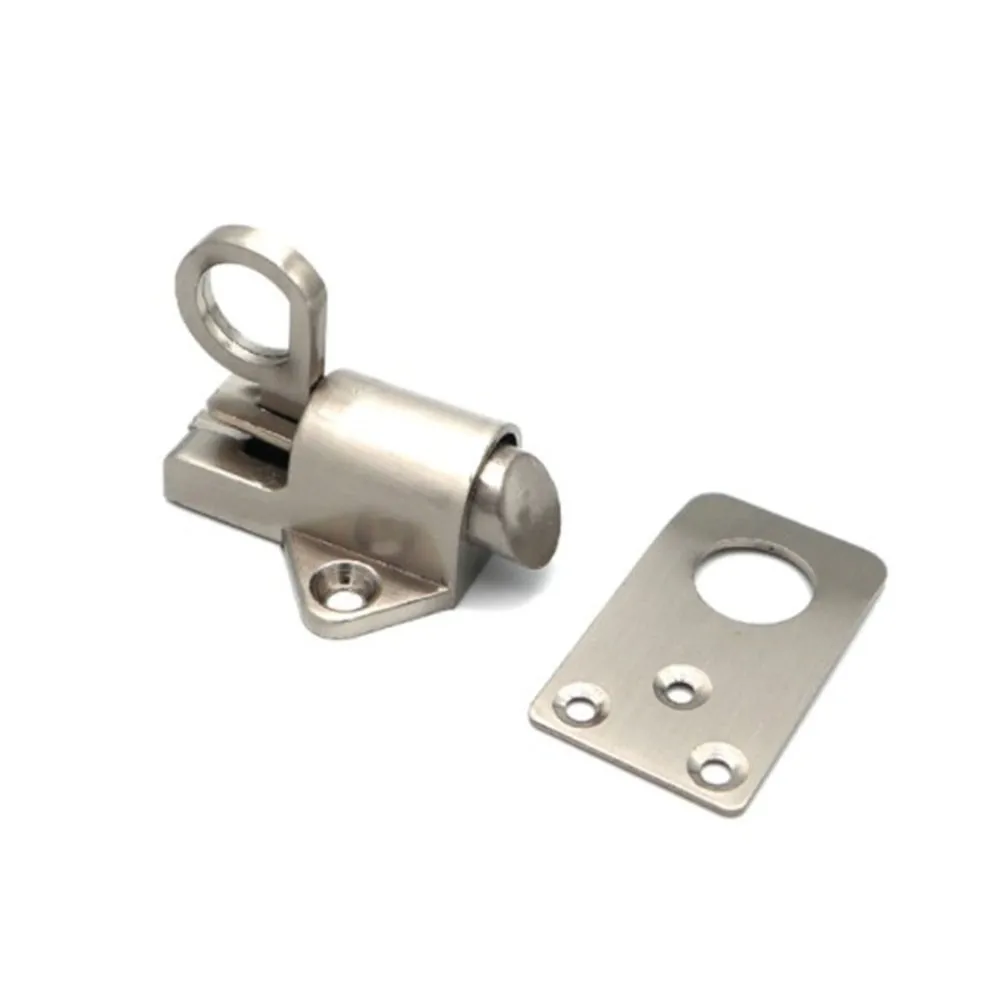 

Stainless Steel Door Lock Self-closing Spring Bolt Lock Home Cabinet Wardrobe Drawer Door Lockset Furniture Hardware