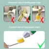 3/6pcs Silicone Toothpaste Cap Self-sealing Toothpaste Dispenser Supplies Pump Tooth Squeezer Paste Bathroom Saver Toothpaste 4