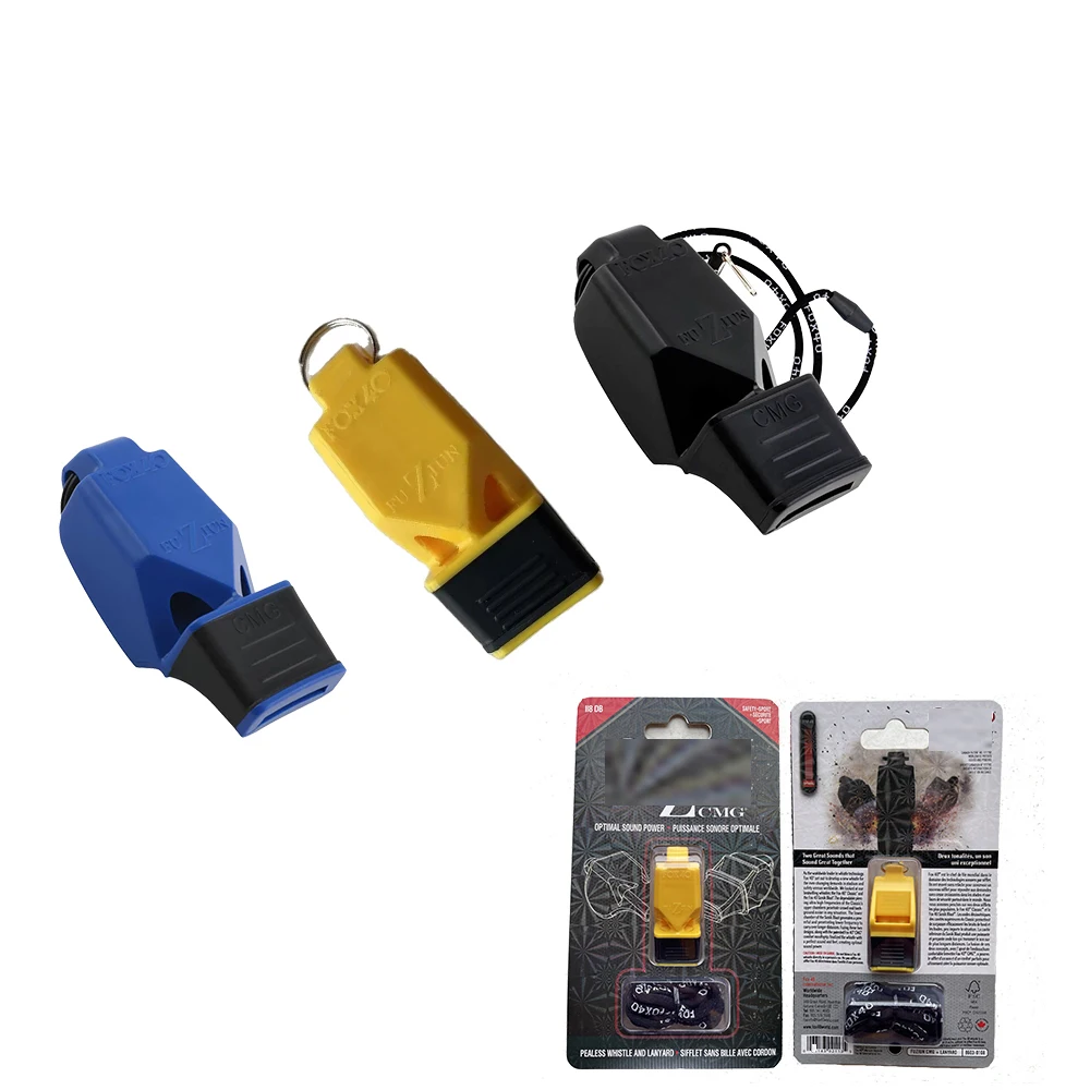 Fashion High Decibel Two Frequency Waveband Football Basketball Coach Referee Whistle for Survival Safety