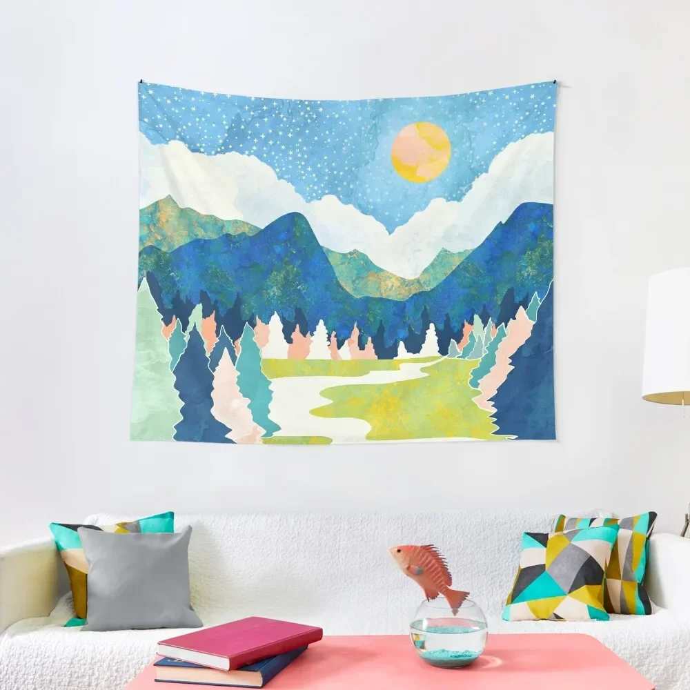 

Spring River Tapestry Aesthetic Decoration Cute Decor Bed Room Decoration Tapestry