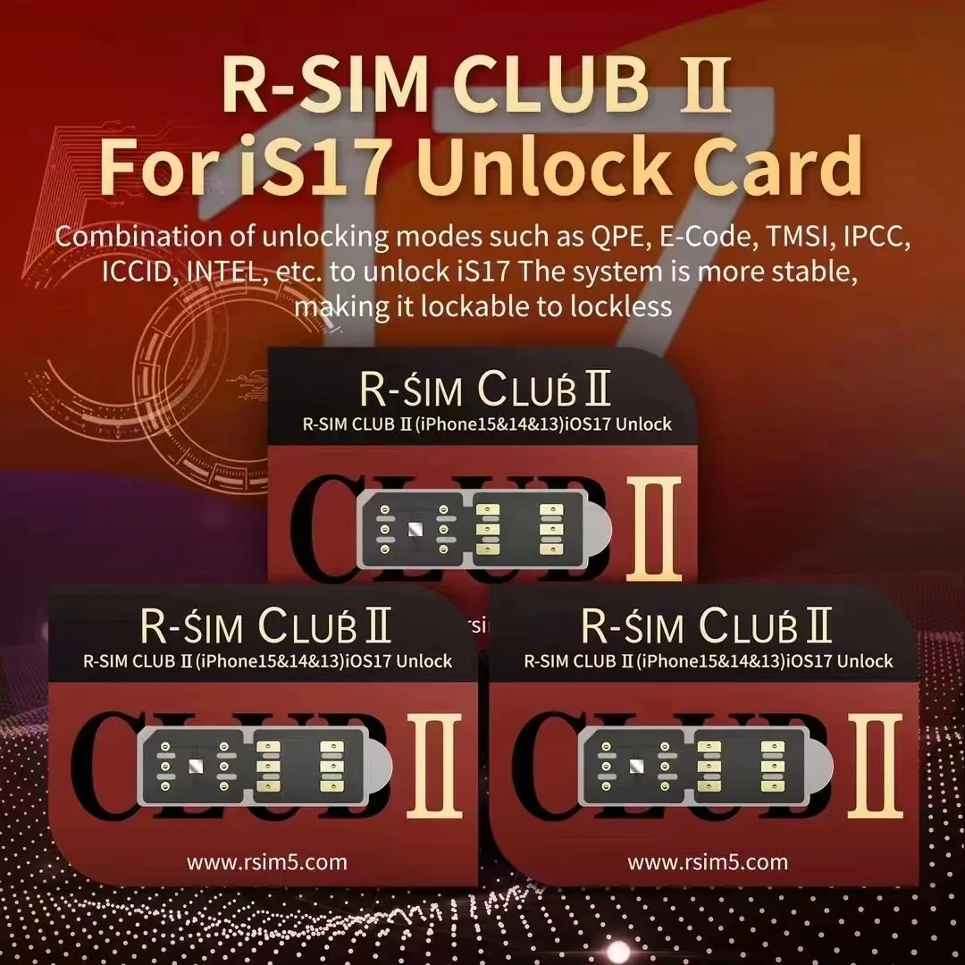 R-SIM CLUB2 V7 QPE ESIM for IP15 12 13 14 15 16 All ESIM Phone