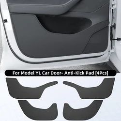 Tesla 6 - Seater Car Door Anti - Kick PU Leather Side Protector Pad - Interior Decoration & Anti - Dirty Solution (For Model YL 6 Seats)
