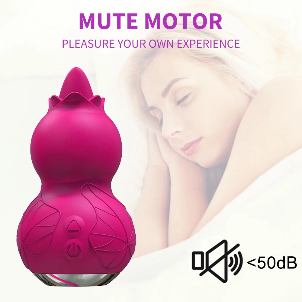 Thrusting Tongue Licking Dildo Vibrator 2 In 1 Vibrating Egg Clit_voghion.com