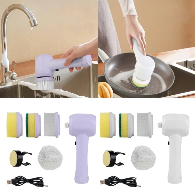 Dropship Electric Cleaning Brush Rechargeable Cleaner Handheld