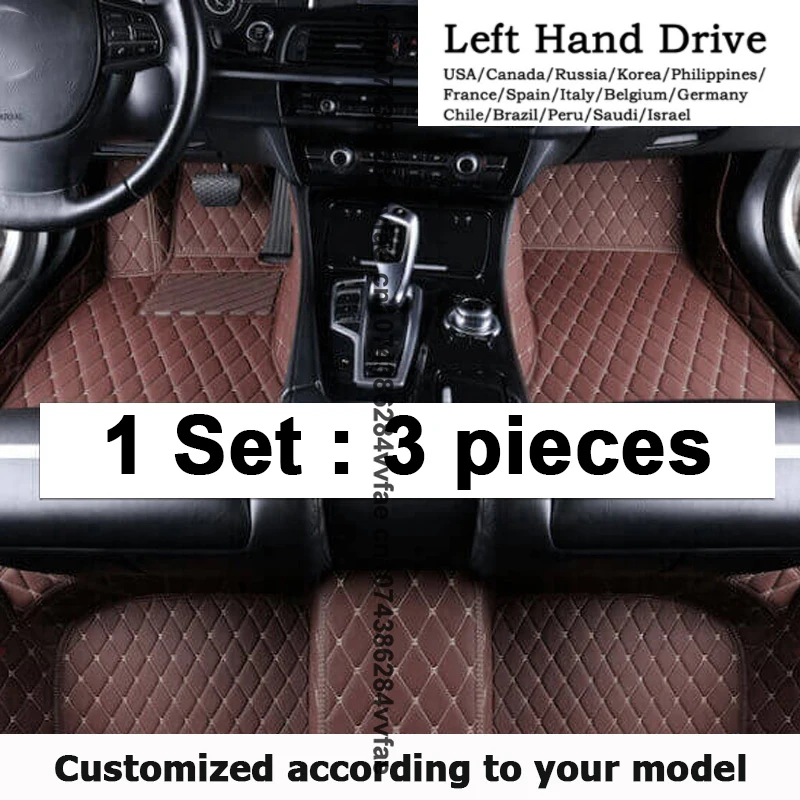 LHD Car Floor Mats For Audi A3 8L 1999~2003 2000 Carpet Pad Set Auto  Interior Parts Luxury Leather Mat Durable Rug Car Accessori - AliExpress