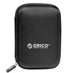 Compact and Durable Hard Drive Protective Case - Solid Color, Portable Storage Solution (Black)