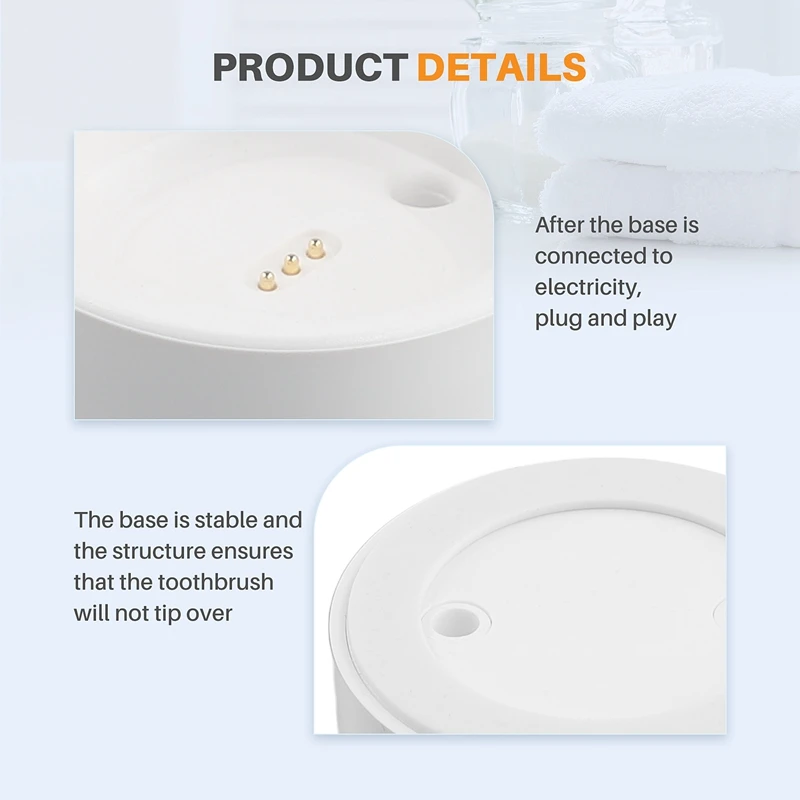Sweeping Vibration Electric Toothbrush Charging Standing Base Storage Stand For Laifen Lftb01-P