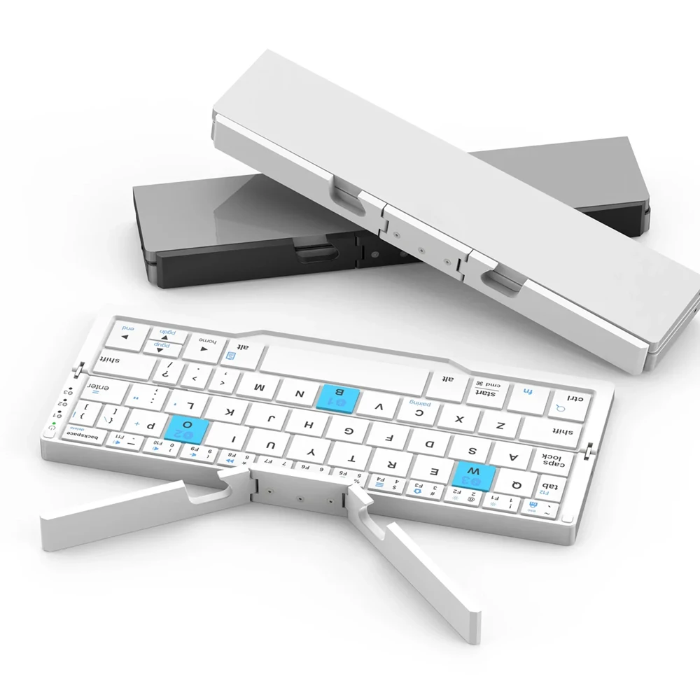 Folding Mini Wireless Keyboard Three Bluetooth Stand Tablet Phone Laptop Bluetooth Keyboard Android IOS Windows wireless mechanical keyboard,bluetooth keyboard,wireless keyboard mouse set