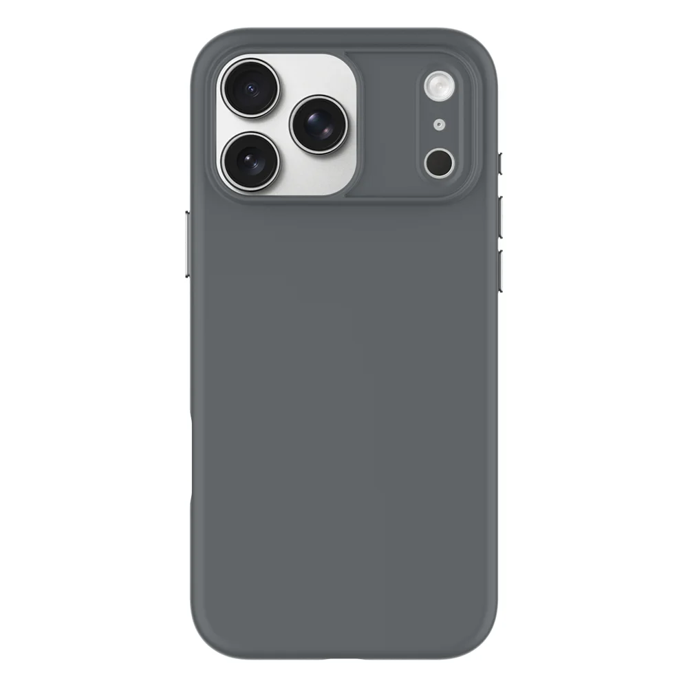 Luxury Rock Sand Frosted Anti-Slip Shockproof Phone Case with Alloy Button and MagSafe Compatibility