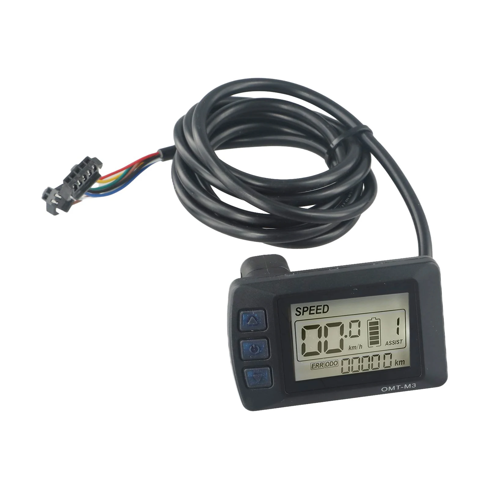 36V 48V Ebike LCD Display Panel für Elektrofahrrad Roller OMT für M3 mit Echtzeit-Batterieanzeige und Datenverfolgung – Detail 1