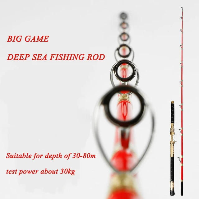 AI-SHOUYU New Boat Fishing Rod 30kg 1.5Section 1.65m/1.8m/1.95m Spinning