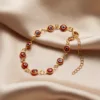 Lucky Turkey Evil Eye Bracelet For Women Men Colorful Red Blue Eye Adjustable Metal Chain Bangles Good Luck Wealth Jewelry Gifts 5