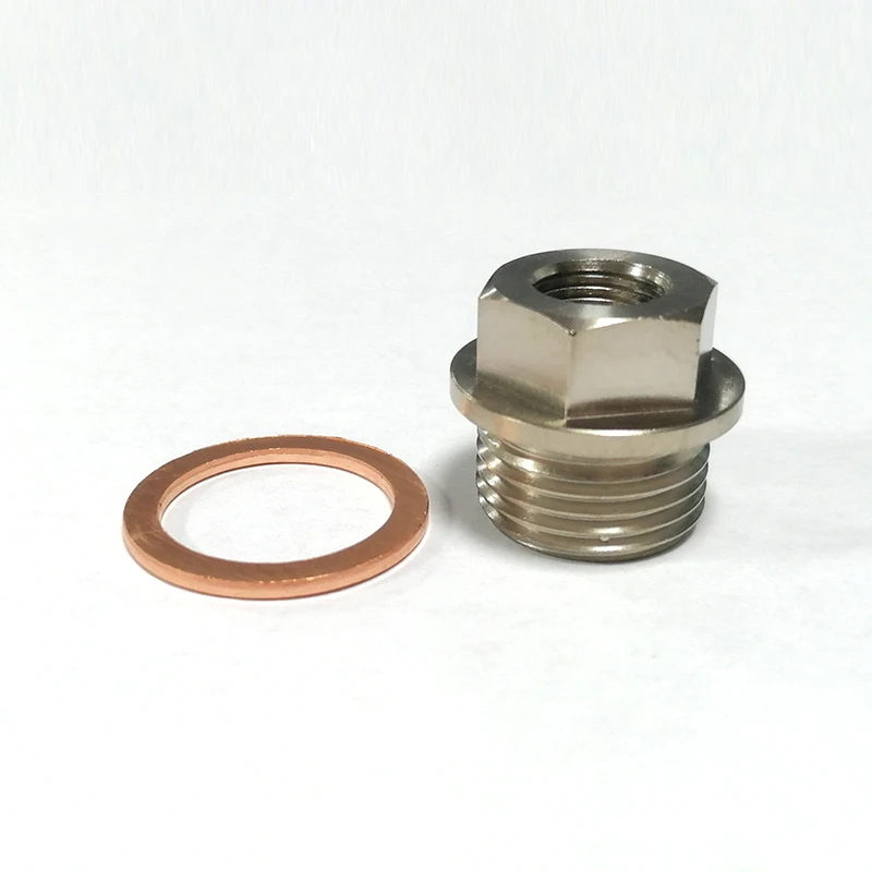 High Quality Steel Exhaust Temp Temperature Sensor Adapter M18x1.5 To 1/8NPT Connector 6.47mm Hole 5