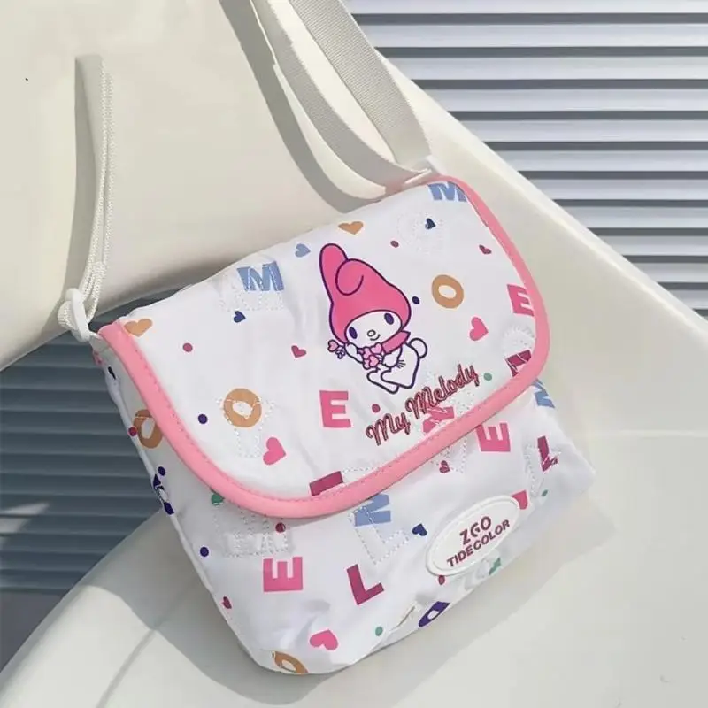 

Sanrio плюшевая Милая мультяшная милая сумка через плечо My Melody Kawaii, аниме плюшевые игрушки для девочек, детские игрушки, подарок на день рождения