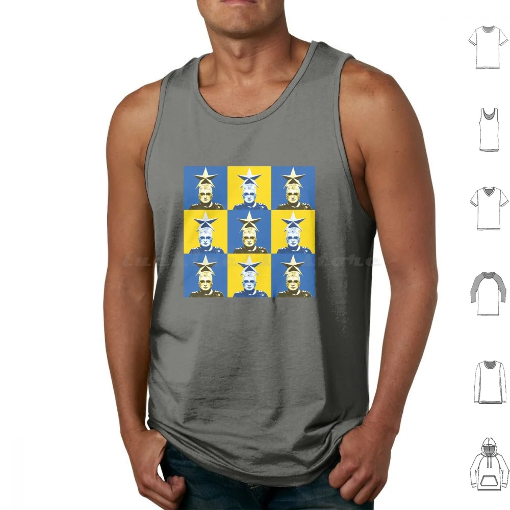 

Verka [ Popart ] Tank Tops Vest Sleeveless Typography Ukraine Verka Serduchka Dancing Lasha Tumbai Kiev Kyiv Esc 2007 Esc07