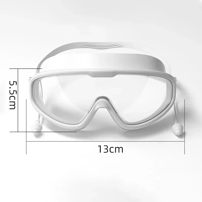 Kids Swimming Goggles Big Glass Len for Boy Girl
