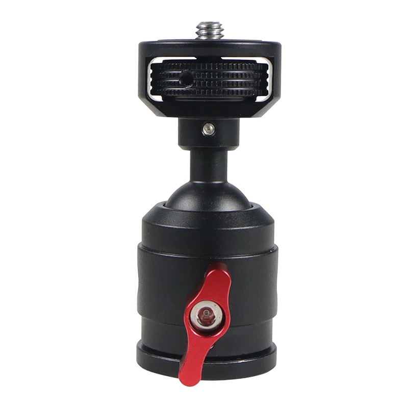 Mini Stativ Kugelkopf Swivel Ball Kopf 1/4 "Abnehmbare Kalten Schuh Halterungen Adapter für DSLR Kamera Monitor Vlog Flash Licht mic Stand – Detail 27