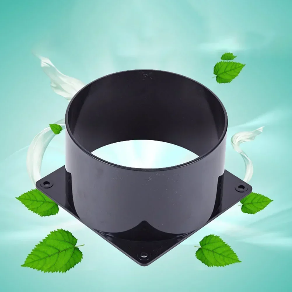 ABS Wall Flange Connector For Ventilation Pipe Air Ducting Connection 75-120MM For Home Accessories flange connector,duct pipe connector