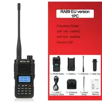 RA89 10W Walkie Talkie Long Range Communication Radio Walkie-talkie Ham Two-way Radio Communicator FM VHF UHF Waterproof 1