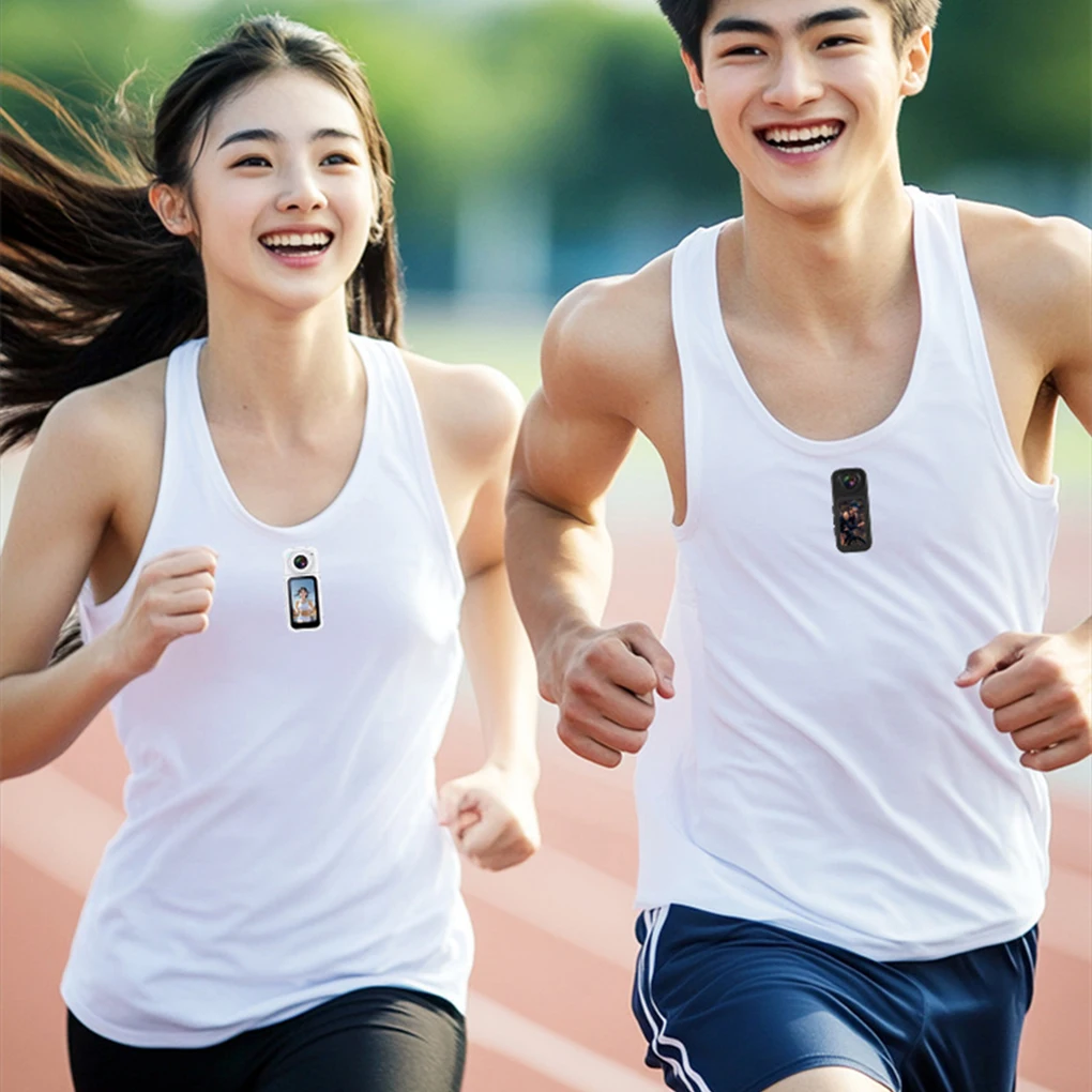 Small Action Camera Sports Cam Bodycam Rotating Lens Go WiFi Digital Pro Video Runcam Instant for Hero 10 11 12 13 Photography