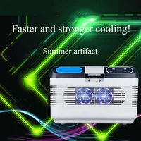 Réfrigérateur 12L voiture et maison réfrigérateur à double usage petit réfrigérateur froid et chaud réfrigérateur à double énergie 2