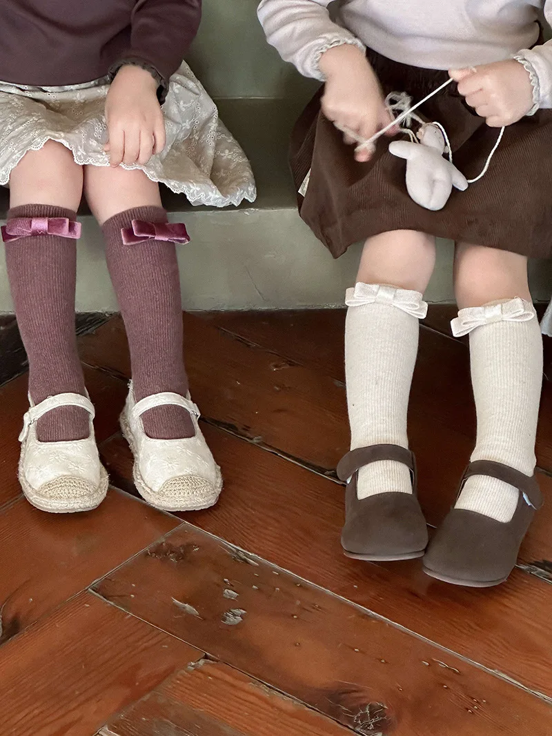 Kids Socks girls Autumn and Winter Korean Version Bow Tube Baby Accessories Wholesale 11 S9628e7c970904c65b9b179fb39bafcfen