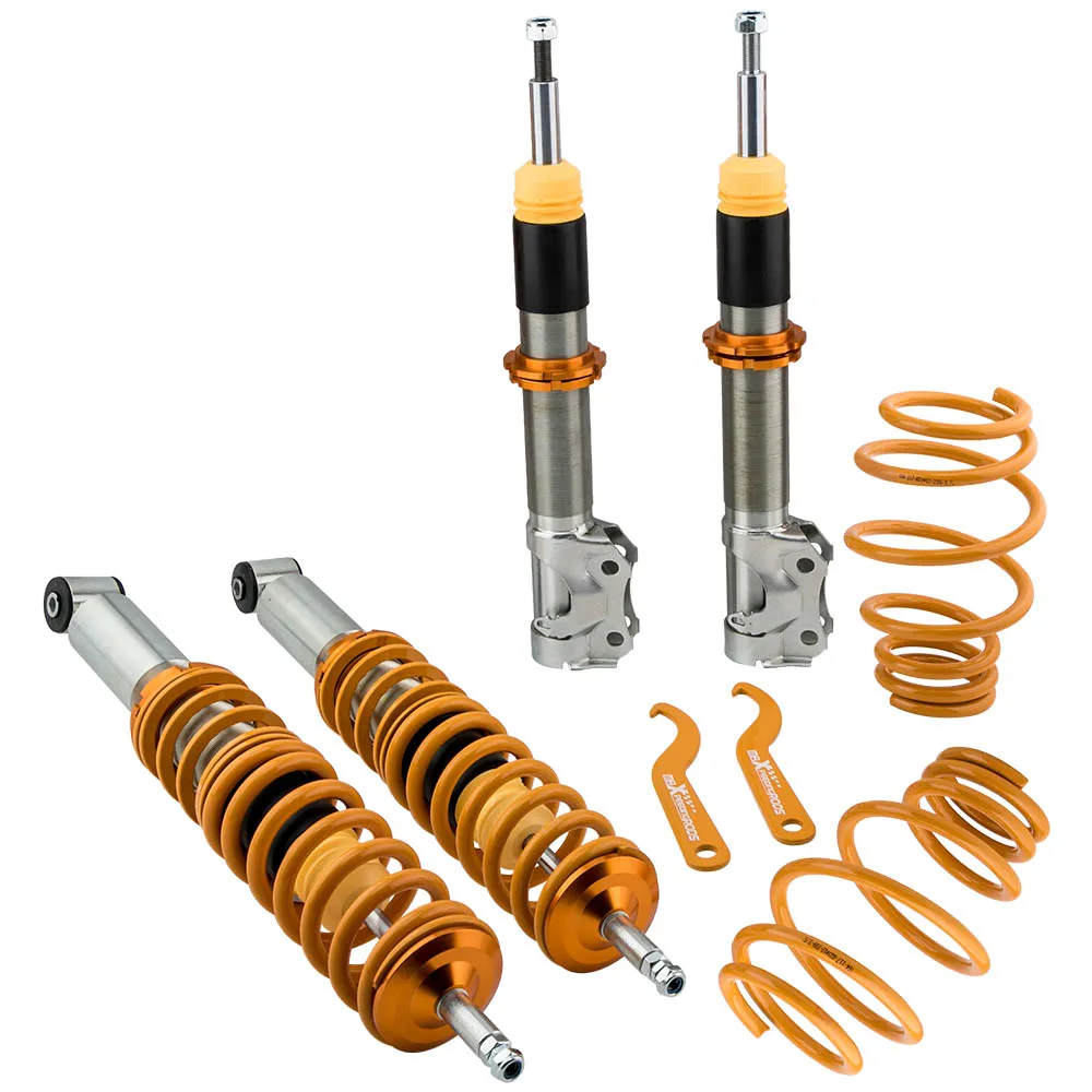 Coilovers Ammortizzatore A Molla Ammortizzatori Per Vw Polo Mark3 6 N2 1.0L 1.4Tdi Gti Coilovers Sospensione Ammortizzatori Kit Di Abbassamento