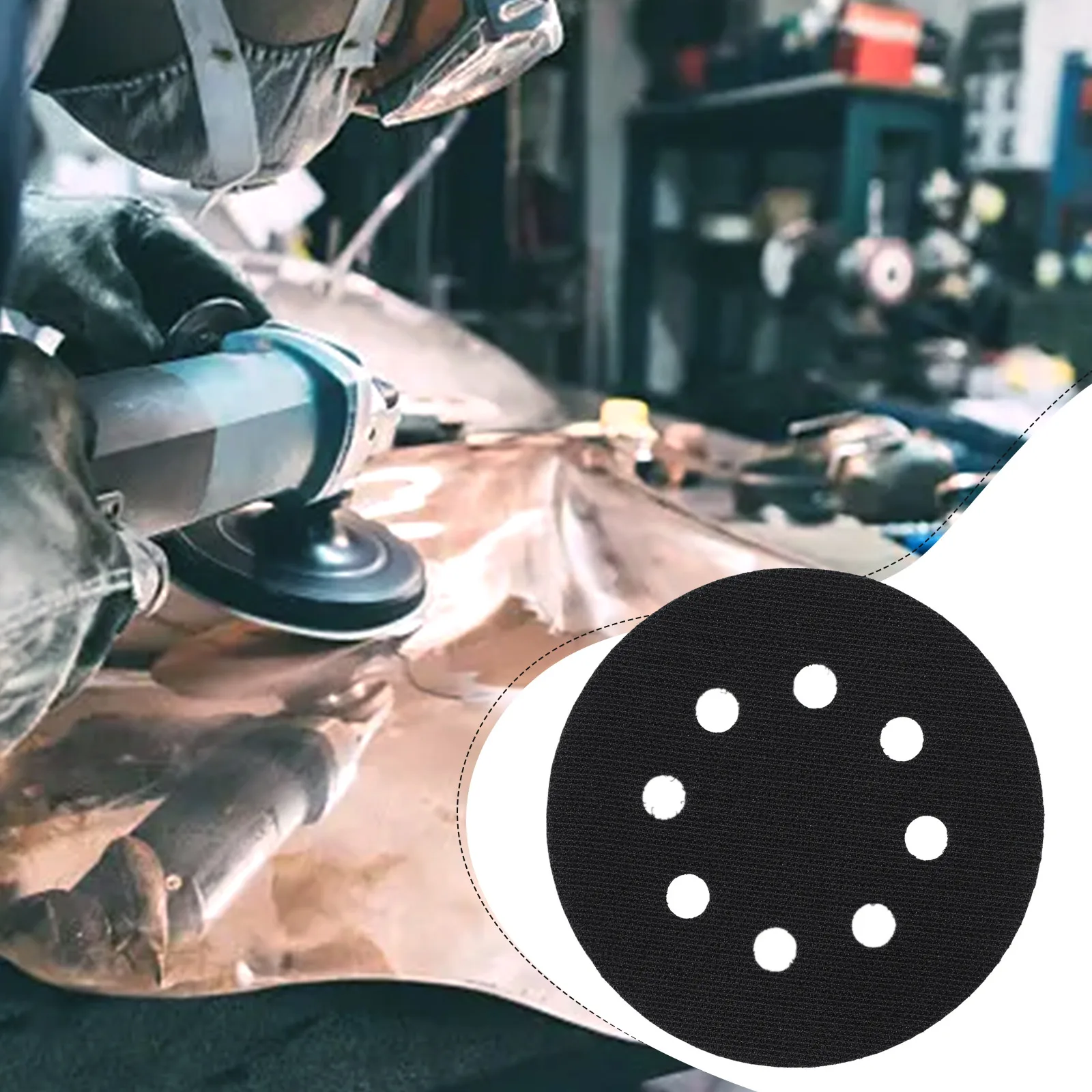 

High Quality Protection Pad Interface Pad Sanding Discs Sponge Surface Ultra-thin Cushioning Pad For Sanding Power Tool Flocking