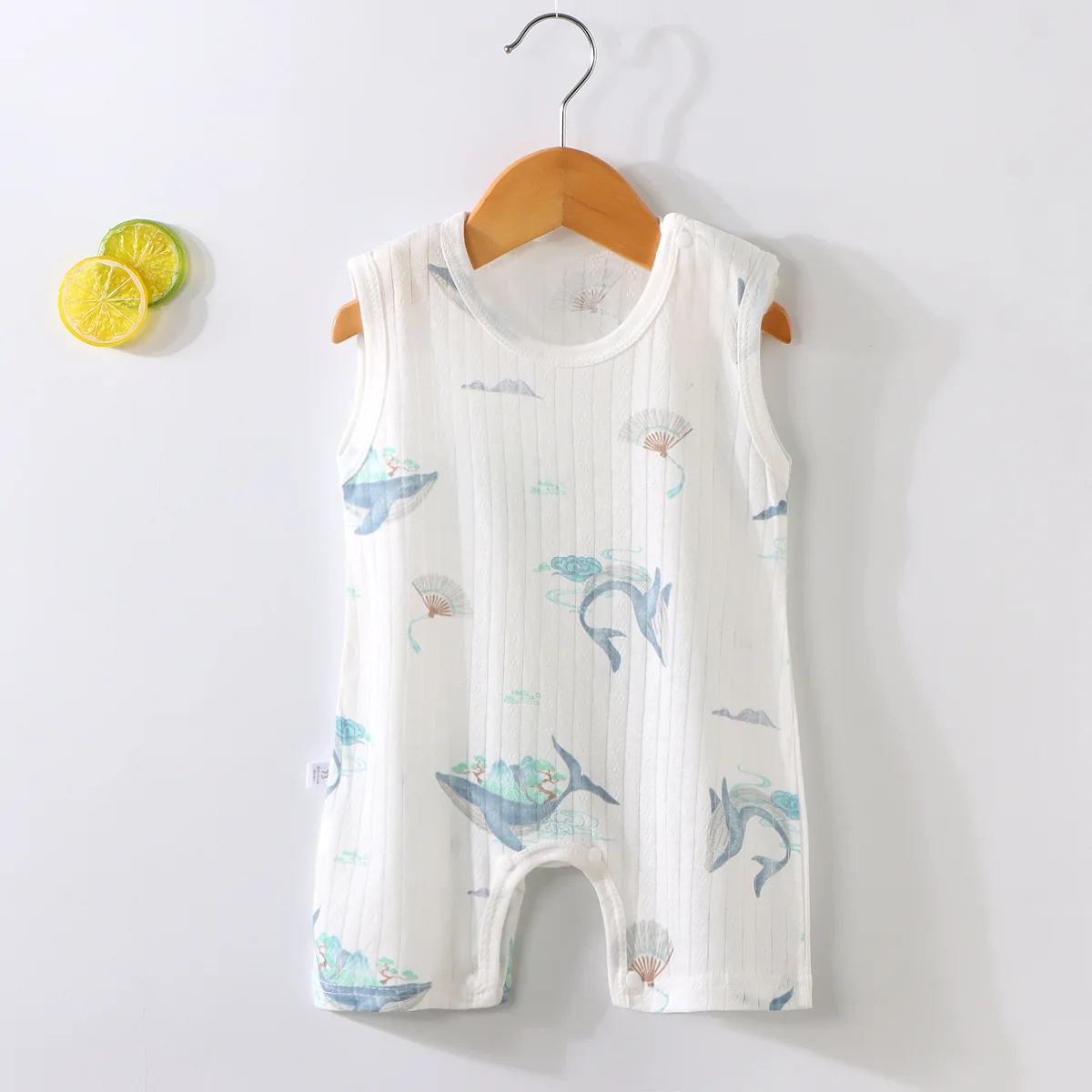 2025 Baby Summer Sleeveless vest onesize Romper Newborn Infant Onesie Toddler Jumpsuit Boys Girls Outfit Children Clothing 6