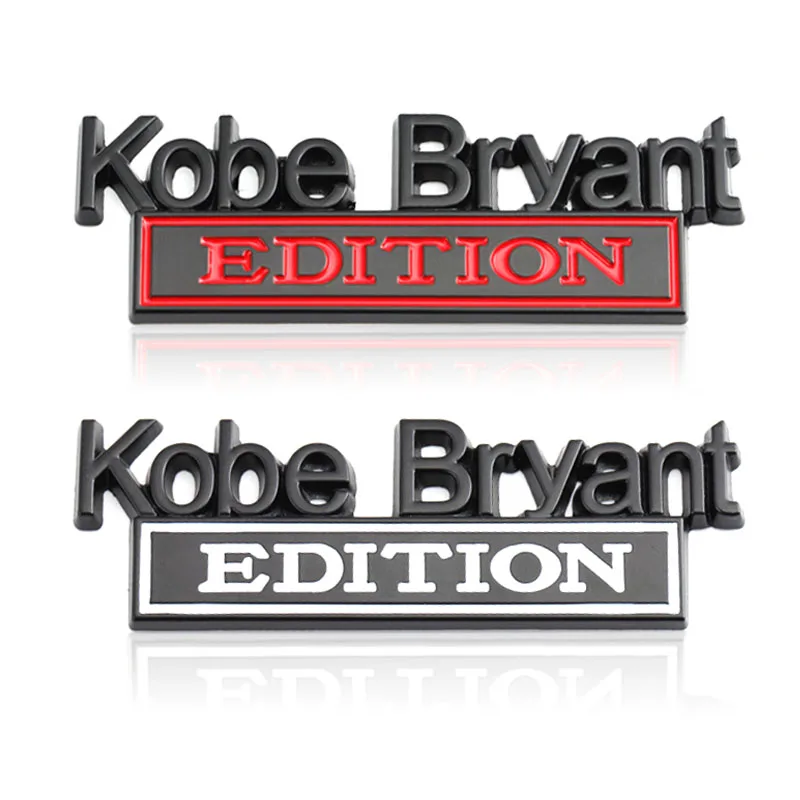 3D Kobe Bryant Edition Emblem Metal Car Sticker Grille for Jeep Compass Patriot Renegade Ford F150 F250 Chevrolet RAM GMC Hummer |