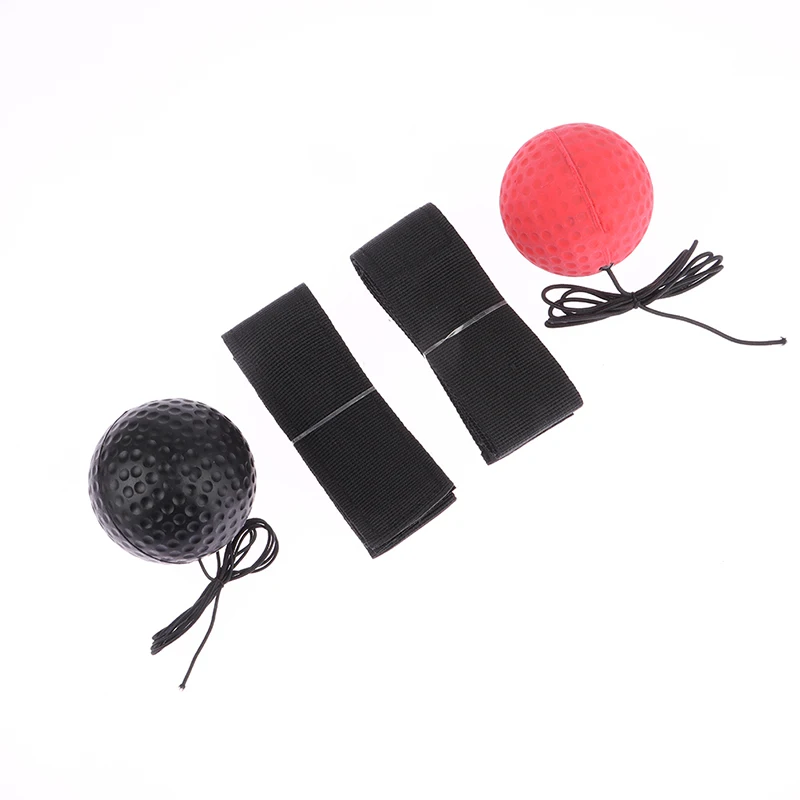 Portable Reflex Ball With Headband Exercise Ball Fitness Boxing Ball Fight Punch React Training Ball Exercise Equipment